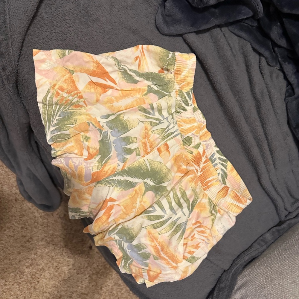 Natural Reflections Tropical High Waist Shorts